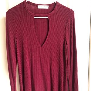 Project Social T long sleeve cut out